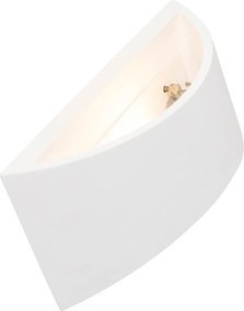 Inteligentna lampa ścienna biała 20 cm w komplecie z WiFi G9 - Tum