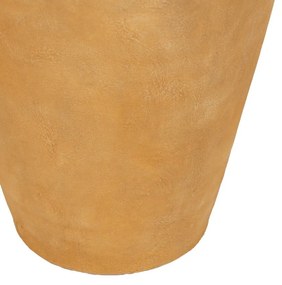 Musztardowy ceramiczny wysoki wazon (wysokość 60 cm) Eufen – Ixia