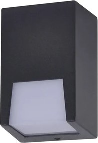 Czarny nowoczesny kinkiet ogrodowy - S337 T5-K65