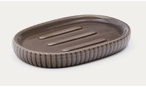 Ciemnobrązowa ceramiczna mydelniczka Selime – Kave Home