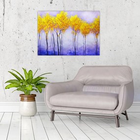 Obraz żółtych drzew (70x50 cm)