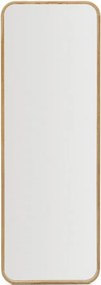 Lustro z drewnianą ramą ścienne 54x154 cm Milsa – Kave Home