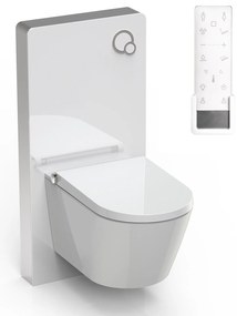 Kompletny zestaw WC 8: Toaleta myjąca PRO+ 1102Moduł sanitarny 805 biały
