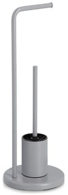 Stojak na papier toaletowy i szczotka do wc VETRO, wys. 63 cm