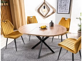 Rozkładany stół jadalniany GASTON 100(135)X100 cm, dekor dąb artisan