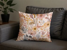 Bawełniana poszewka na poduszkę BLUMIRA POLY 45x45 cm, kolorowa