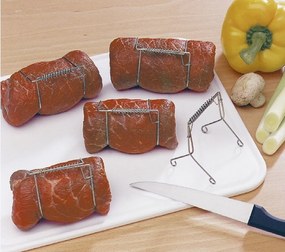 Kuchenne klipsy do mięsa, klamry, 10 szt, stal nierdzewna