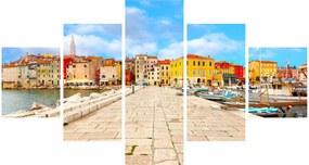 Obraz - Stare istryjskie miasto Poreč, Chorwacja (125x70 cm)