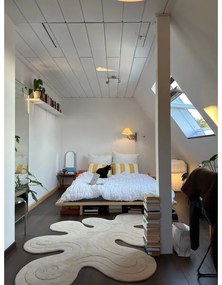 Łóżko dwuosobowe z drewna sosnowego ze stelażem 140x200 cm Japan – Karup Design