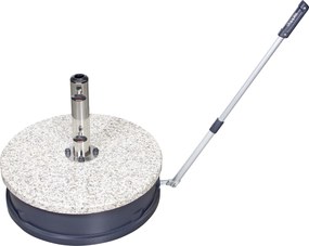 Doppler Ekspert 45kg  Łatwe przenoszenie - mobilny granitowy stojak na parasol