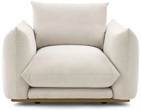 Kremowy fotel Ernest – Bobochic Paris