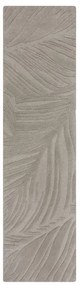 Jasnoszary wełniany chodnik 60x230 cm Lino Leaf – Flair Rugs