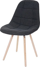 Krzesło do jadalni MCW-A60 II,  tkanina/tekstylia ciemnoszary