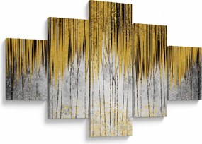 Obraz - Złote linie (125x70 cm)