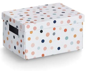 Kartonowe pudełko z pokrywą DOTS, 18 x 25 x 13 cm