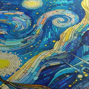 Obraz – Mozaika gwiaździstej nocy (70x50 cm)