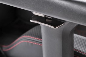 Czarny fotel do gamingu Baldur Halmar