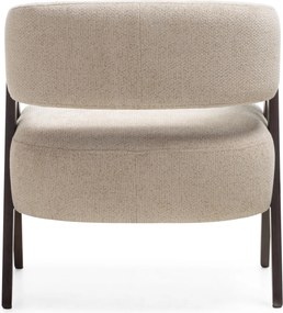 Promocja Beżowy designerski fotel MIZU II. jakość