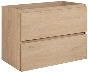 Szafka łazienkowa podwieszana jasny dąb 80 cm M9-S55