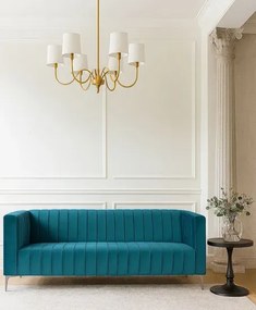 Welurowa sofa trzyosobowa 9 kolorów R4-Z20