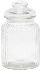 Prążkowany słoik ze szczelną pokrywką, 750 ml