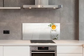 Szklany Panel Dzbanek Świeżej Herbaty