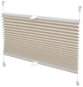 Beżowa roleta 42,5x150 cm Plisé Verona – Gardinia