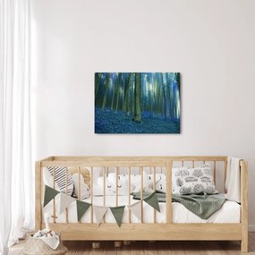 Obraz - Niebieski las (70x50 cm)