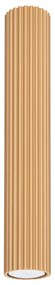 Plafon KARBON 40 złoty ryflowany SOLLUX  LIGHTING