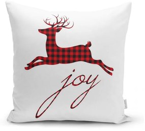 Zestaw 4 świątecznych poszewek na poduszki i bieżnika Minimalist Cushion Covers Christmas Tartan