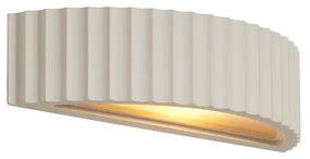 Skandynawska Lampa Ścienna Beżowa Organiczna - GipsSkandynawski Oswietlenie wewnetrzne