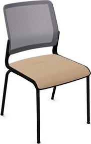 Krzesło konferencyjne na nogach Xilium Frame Chair 4L Mesh oparcie z siatki