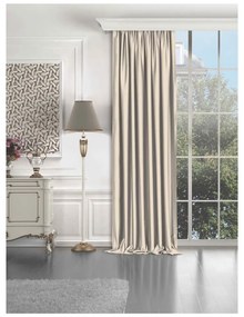 Beżowa zasłona częściowo zaciemniająca (dimout) 150x260 cm – Mila Home
