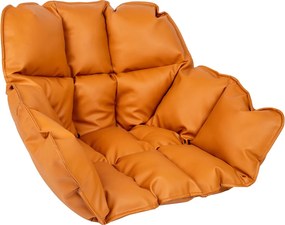 Designerskie krzesło obrotowe do jadalni z pikowaną poduszką Shiba