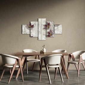 Obraz - Kwiaty dekoracyjne (125x70 cm)