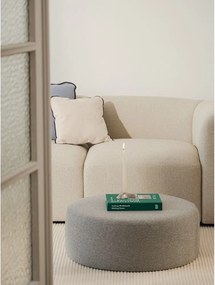 Szary wełniany puf Folk – noo.ma