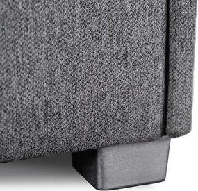 Łóżko Tapczan Młodzieżowe KARO 2 90x200 cm Narożne Szare