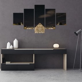 Obraz - Luwr w nocy (125x70 cm)