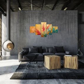 Obraz - Malowanie pola (125x70 cm)