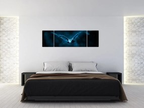 Obraz lecącej sowy (170x50 cm)