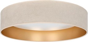 Brilagi-LED Oprawa sufitowa VELVET SIMPLE LED/24W/230V 4000K śr. 45 cm kremowy/złoty