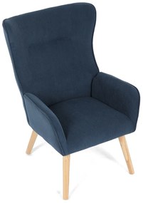 Fotel na uszach BLUE2, niebieski