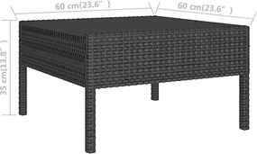 Zestaw wypoczynkowy z naturalnego rattanu - Alva 6X