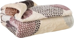 Koc z mikropluszu 200x220 cm Circles – My Home