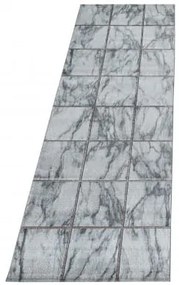 Dywan ekskluzywny Naxos marmur szaro-brązowy 80 cm x  250 cm