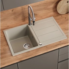 Zlewozmywak beżowy 78x50x20 kapstadt