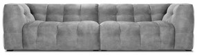 Szara aksamitna sofa Windsor &amp; Co Sofas Vesta, 280 cm