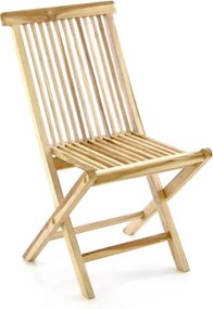 Komplet 2 x składane krzesła 1 x stolik DIVERO z drewna tekowego