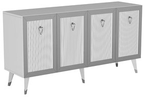 Szafka Bare White and Silver