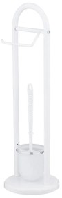 WENKO 17092100 - Szczotka do WC SIENA 19x63 cm biała/satyna